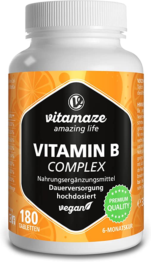 Mejor vitamina B complex de alta potencia